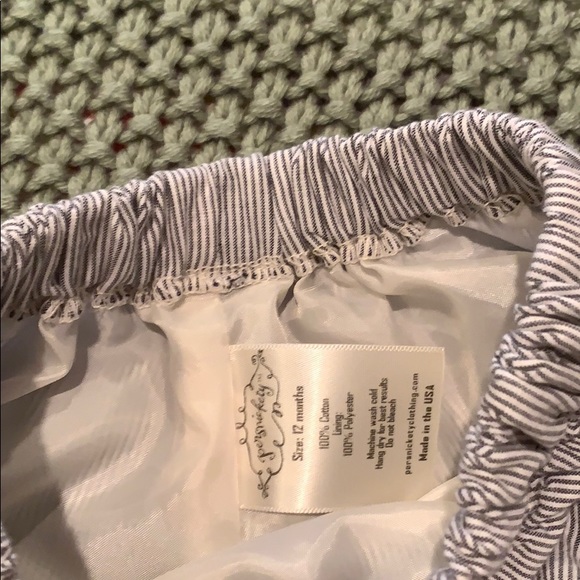 Lined persnickety bloomer short 12 mo - Picture 2 of 2